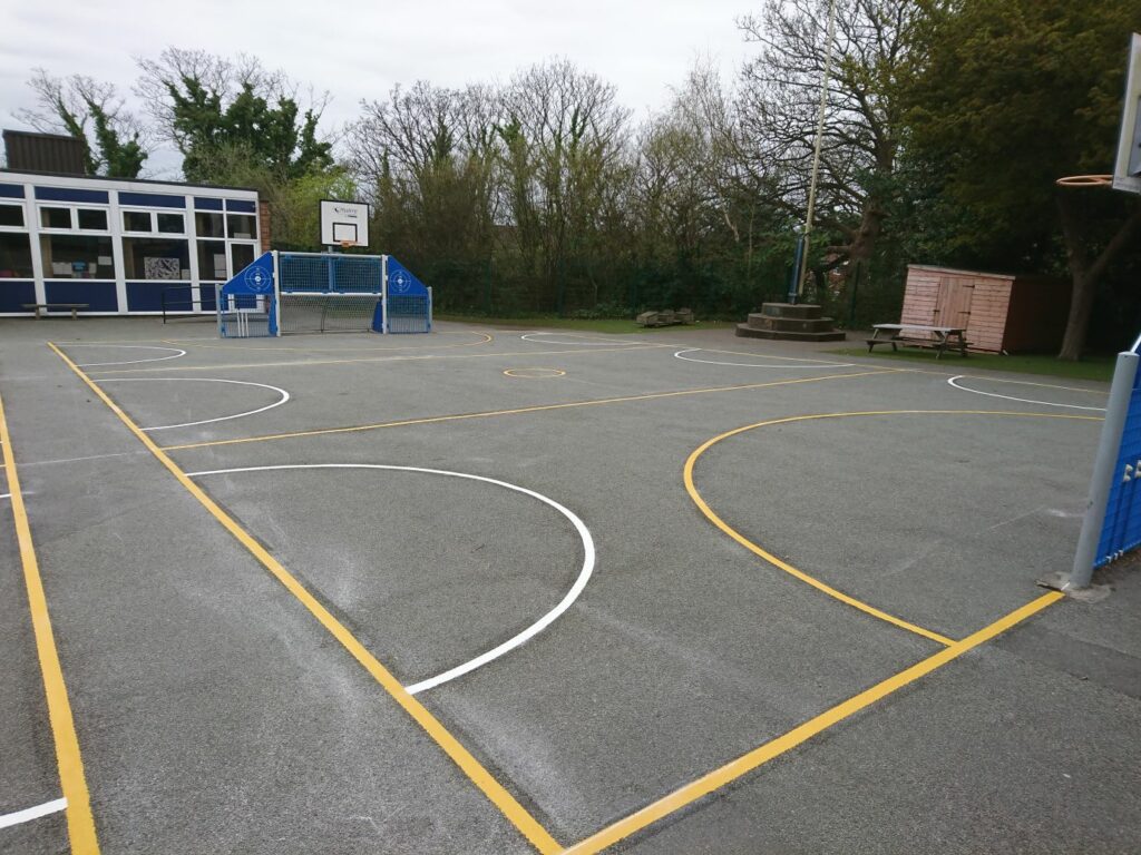 Secondary School Playground Markings