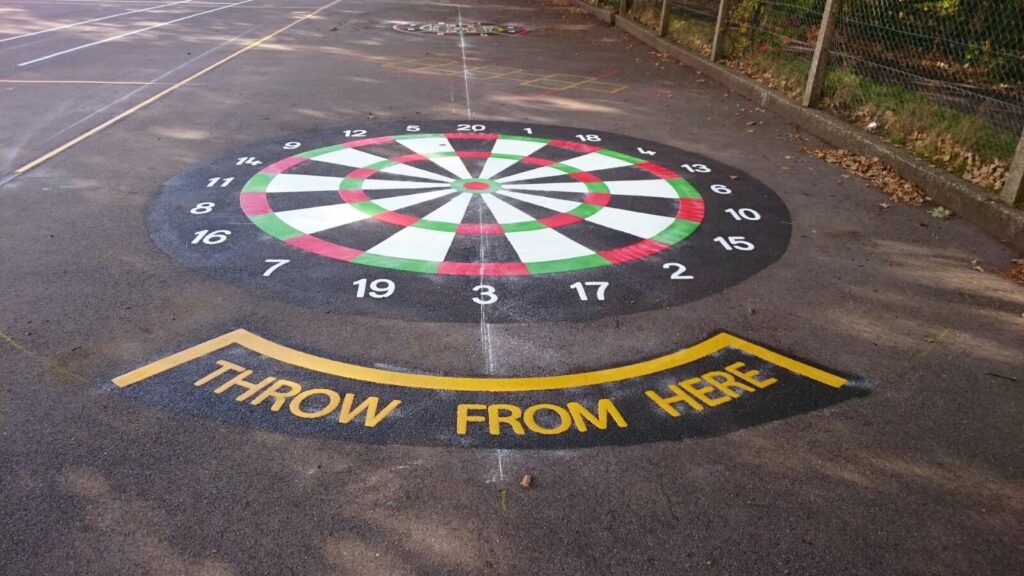 Painted Games on a Playground