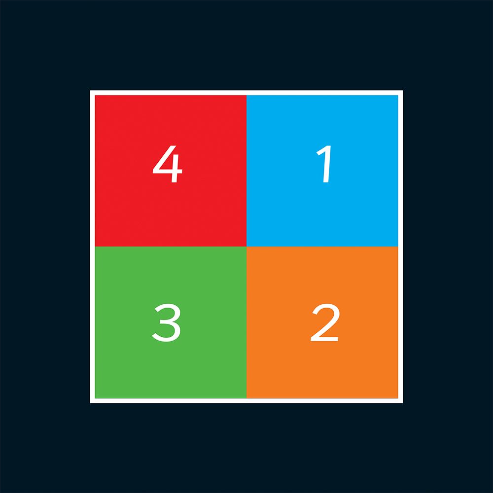 Four Square Game Markings