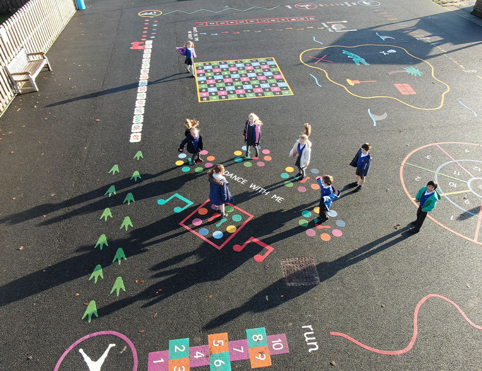 Bright New Markings for Your Outdoor Playground