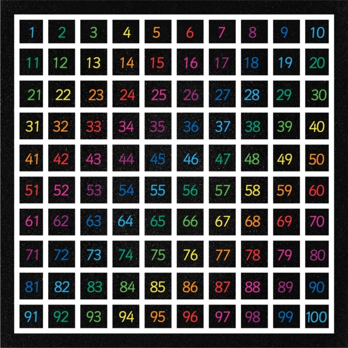 1-100 Outline Grid - 3M