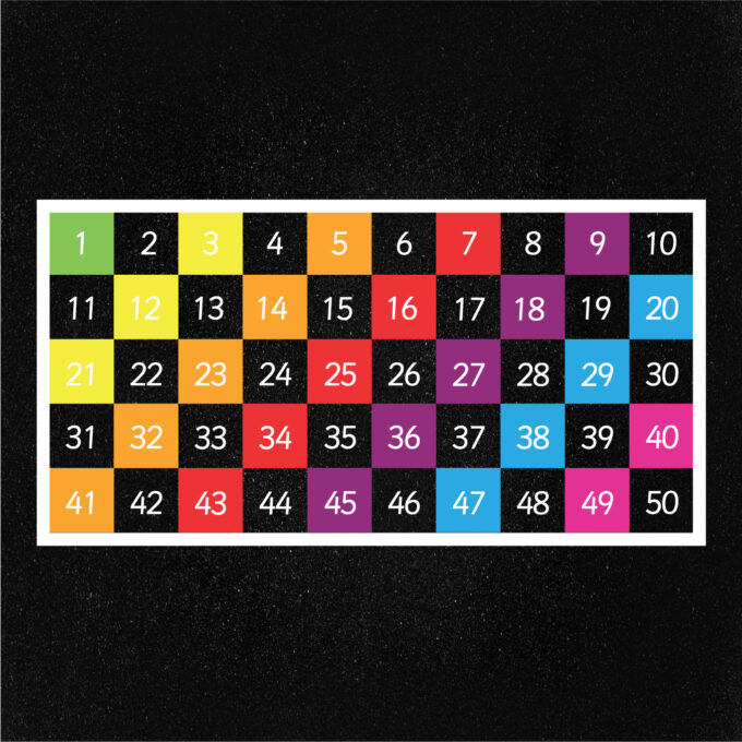 1-50 Grid (Half Solid)