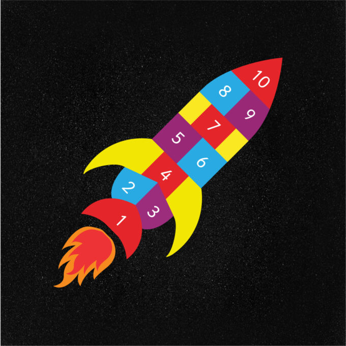 Solid Rocket Hopscotch
