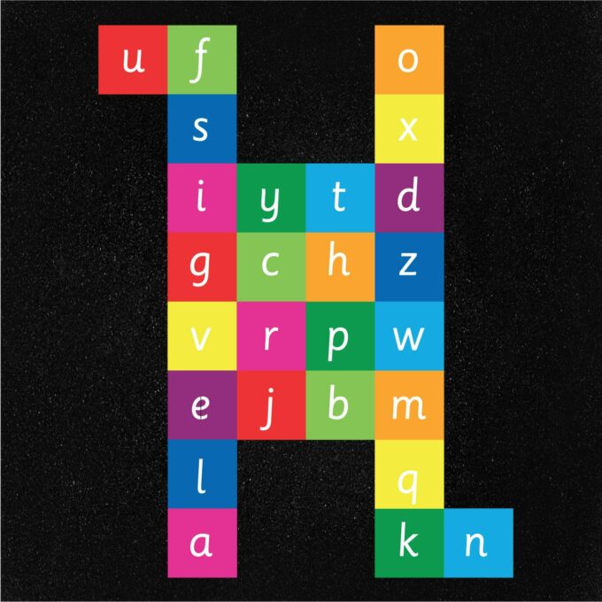 Solid Letter Jump
