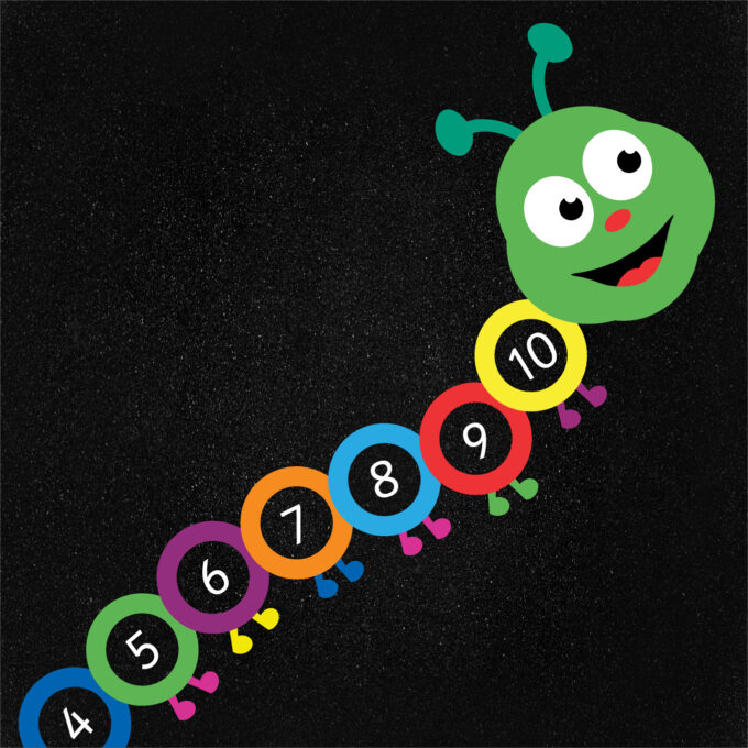 1-10 Outline Caterpillar