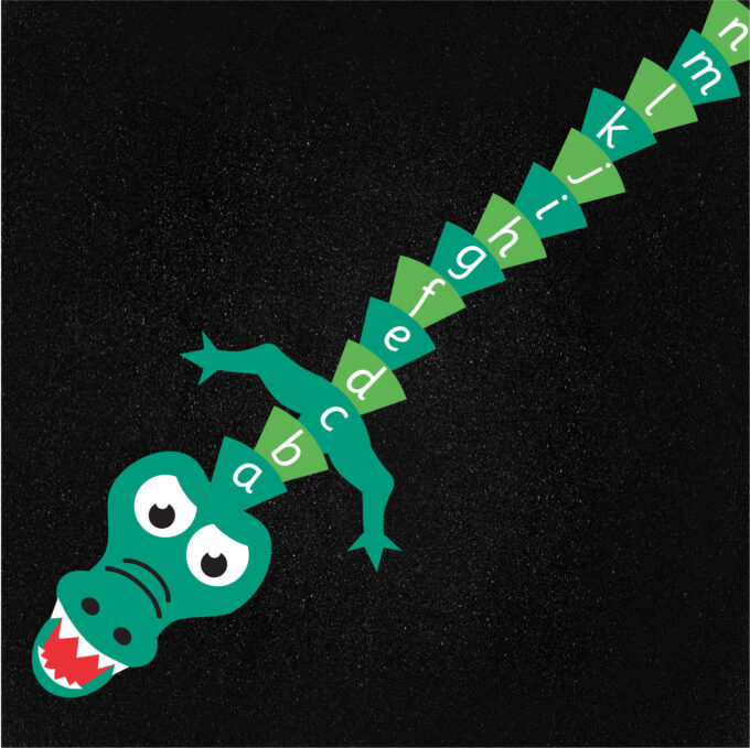 Alphabet Crocodile