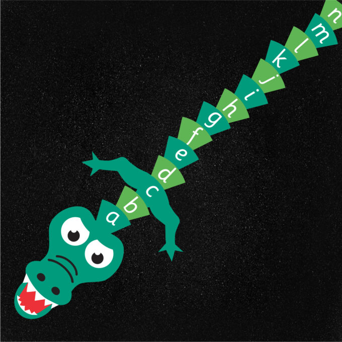Alphabet Crocodile