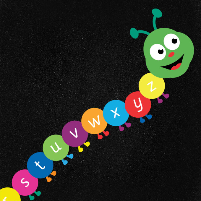 Alphabet Solid Caterpillar