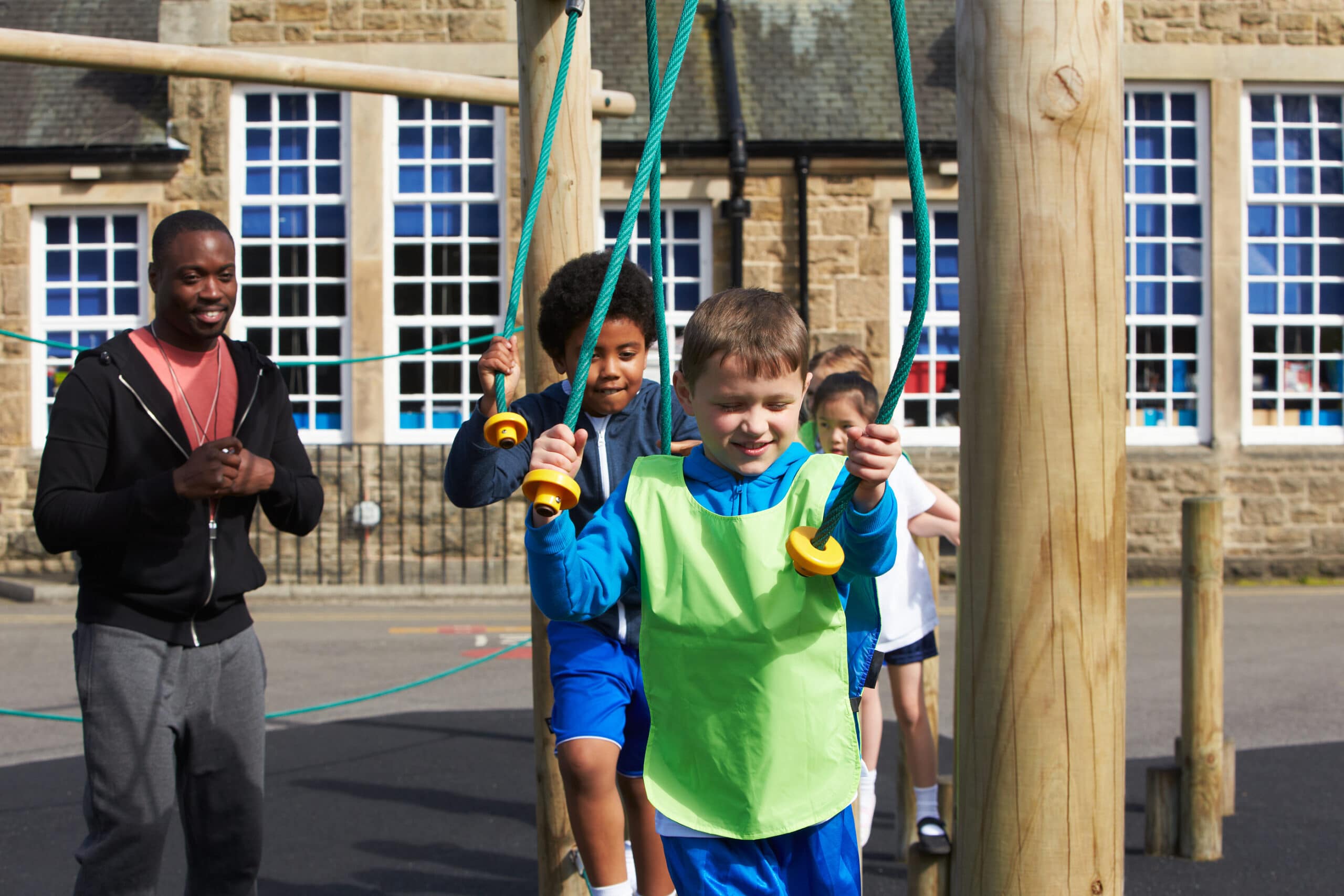 Group of children in playground