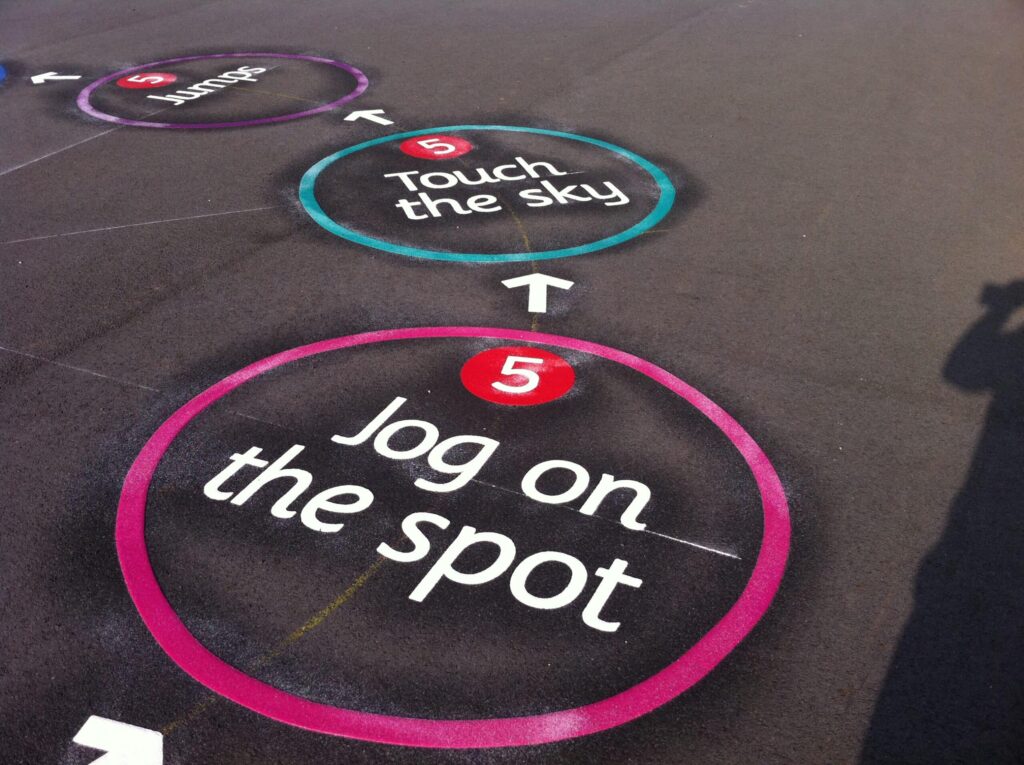 warm up circle