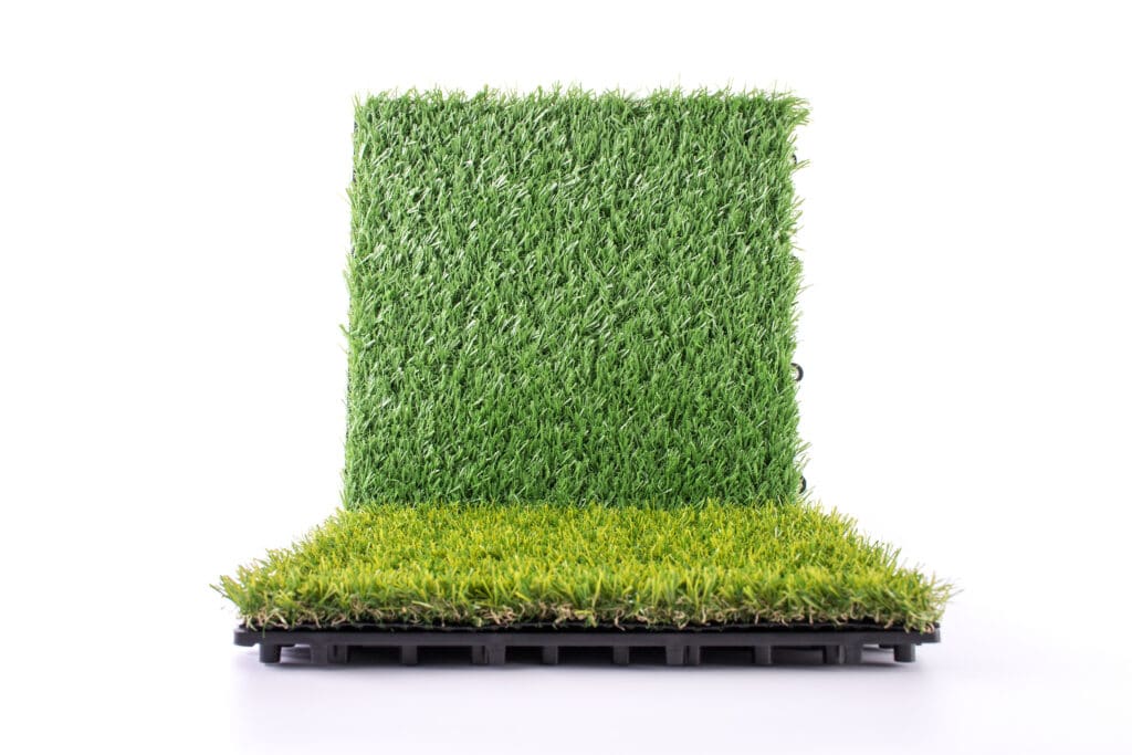 Grass mat tile
