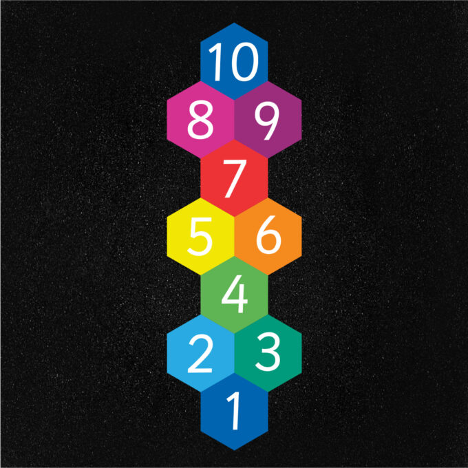 Hexagon Hopscotch