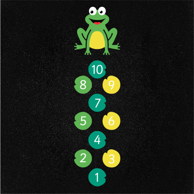 Frog Hopscotch