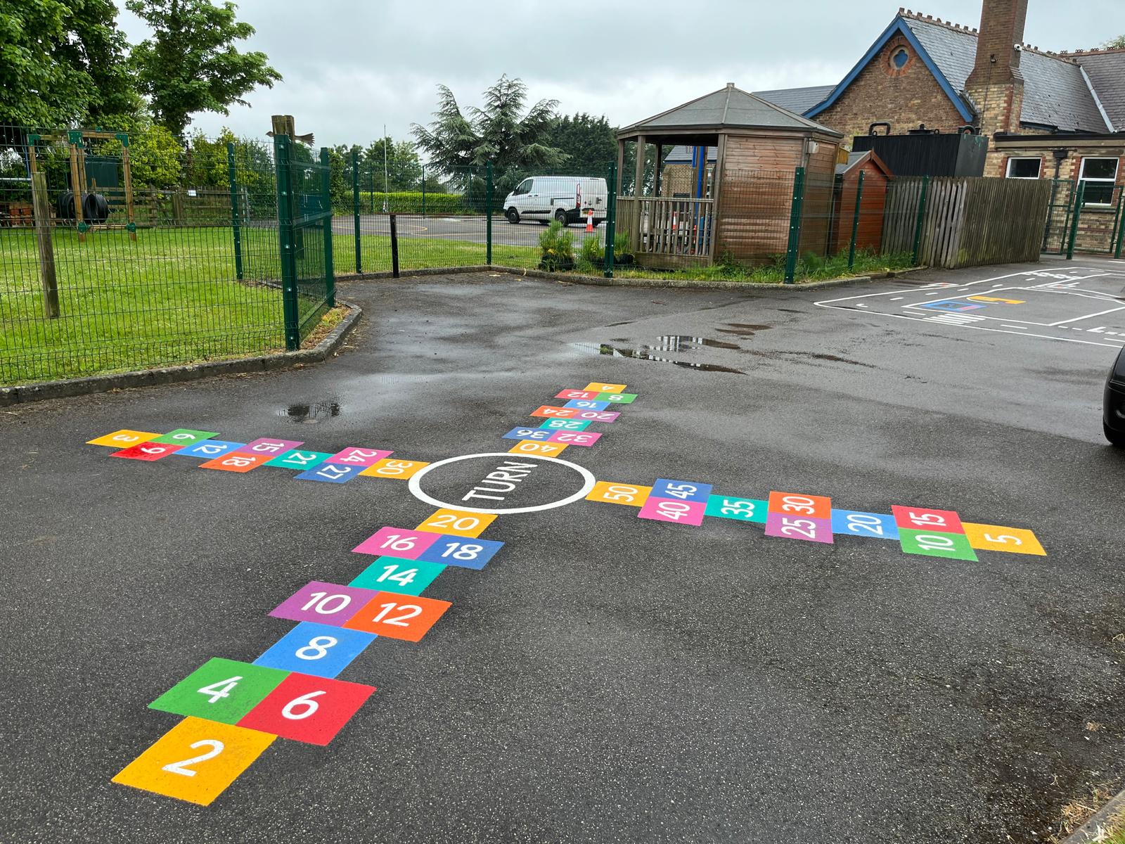 4 way hopscotch