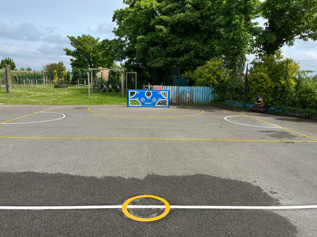 sports court, mini football and netball