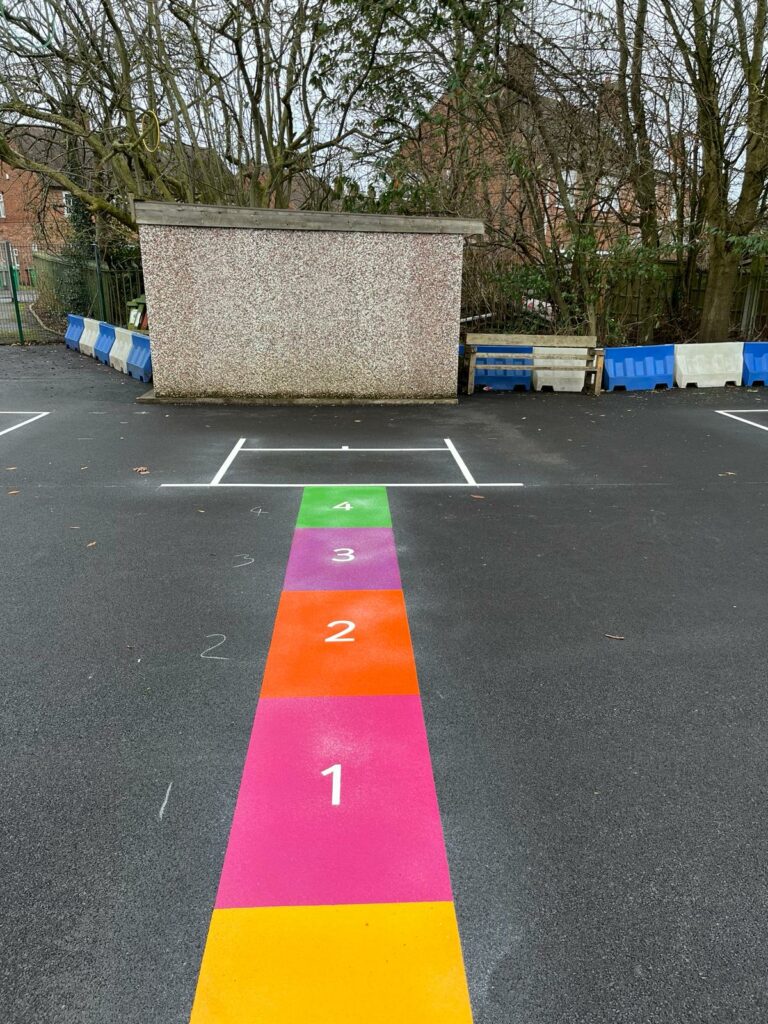 playground markings, cricket run